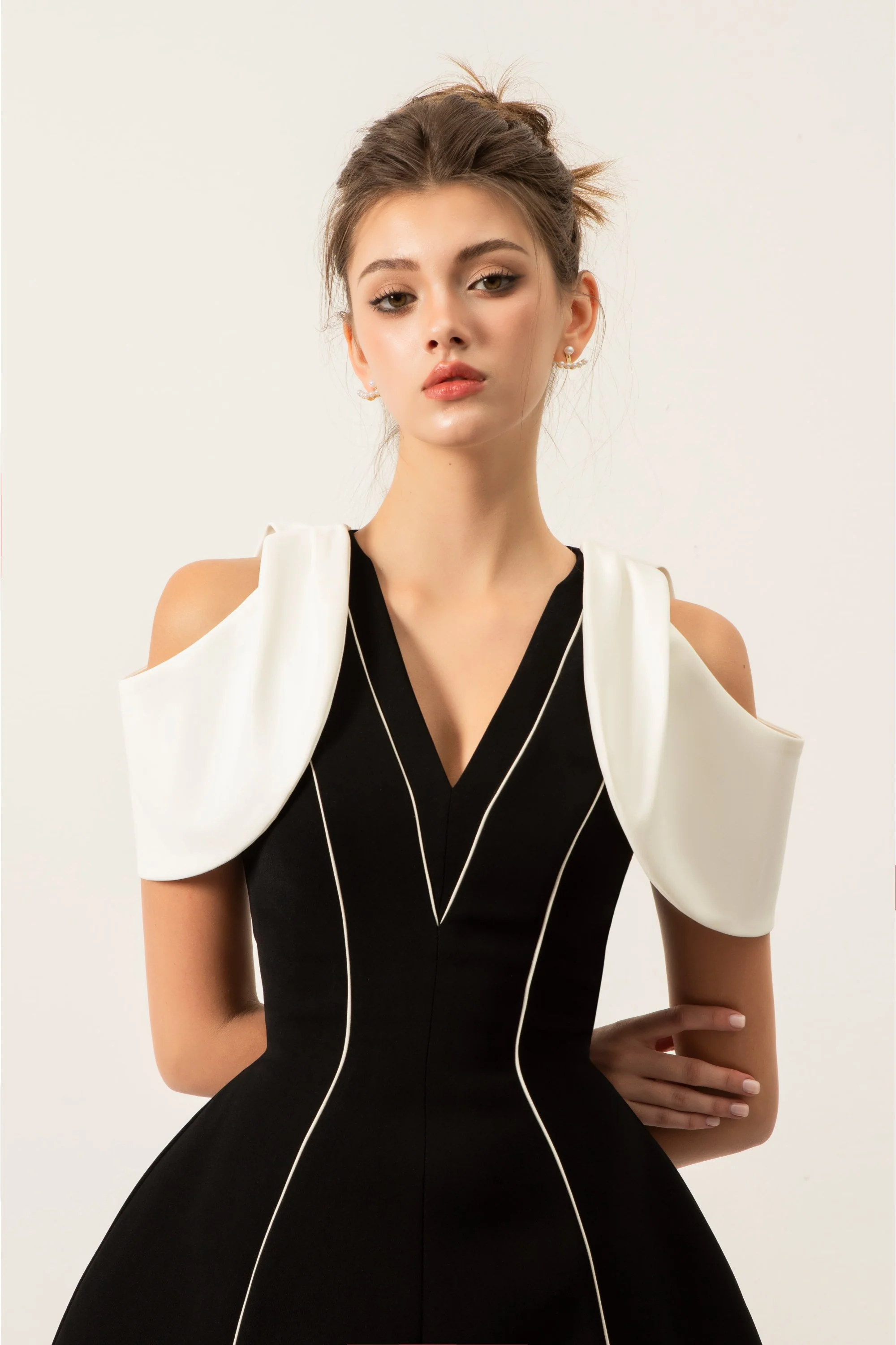 Adeline Two-tone Dress - Image 7
