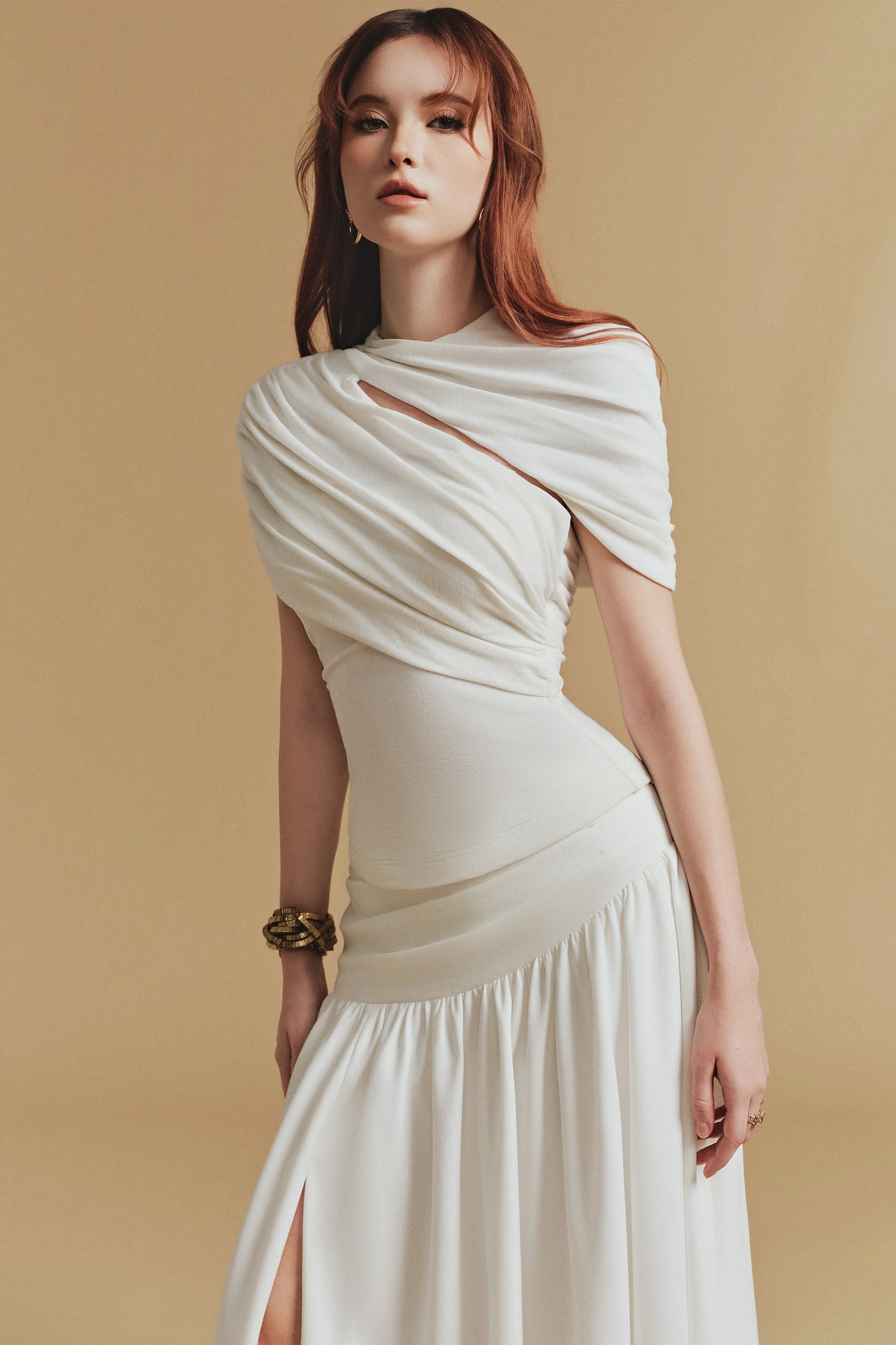 CASSIA Asymmetrical Midi Skirt - Image 5
