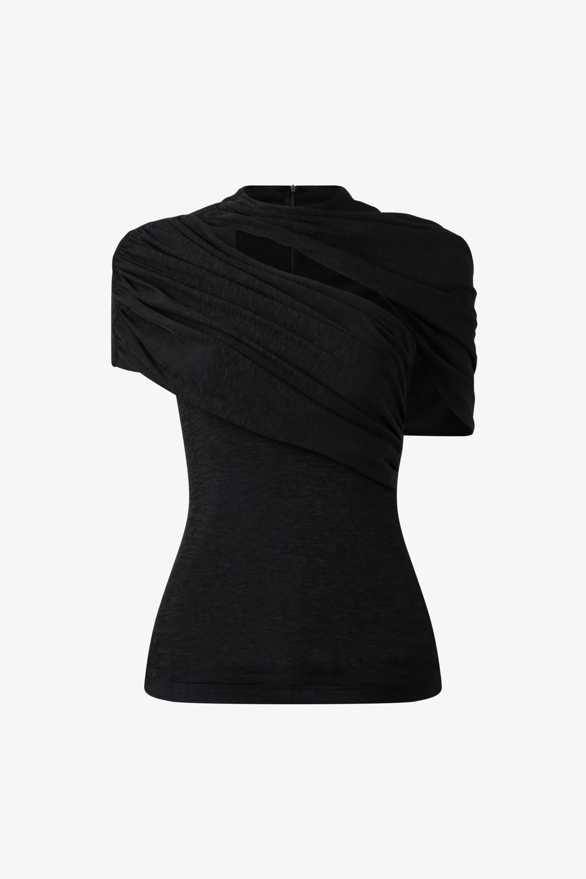 CASSIA Cut-out Drapped Top - Image 6