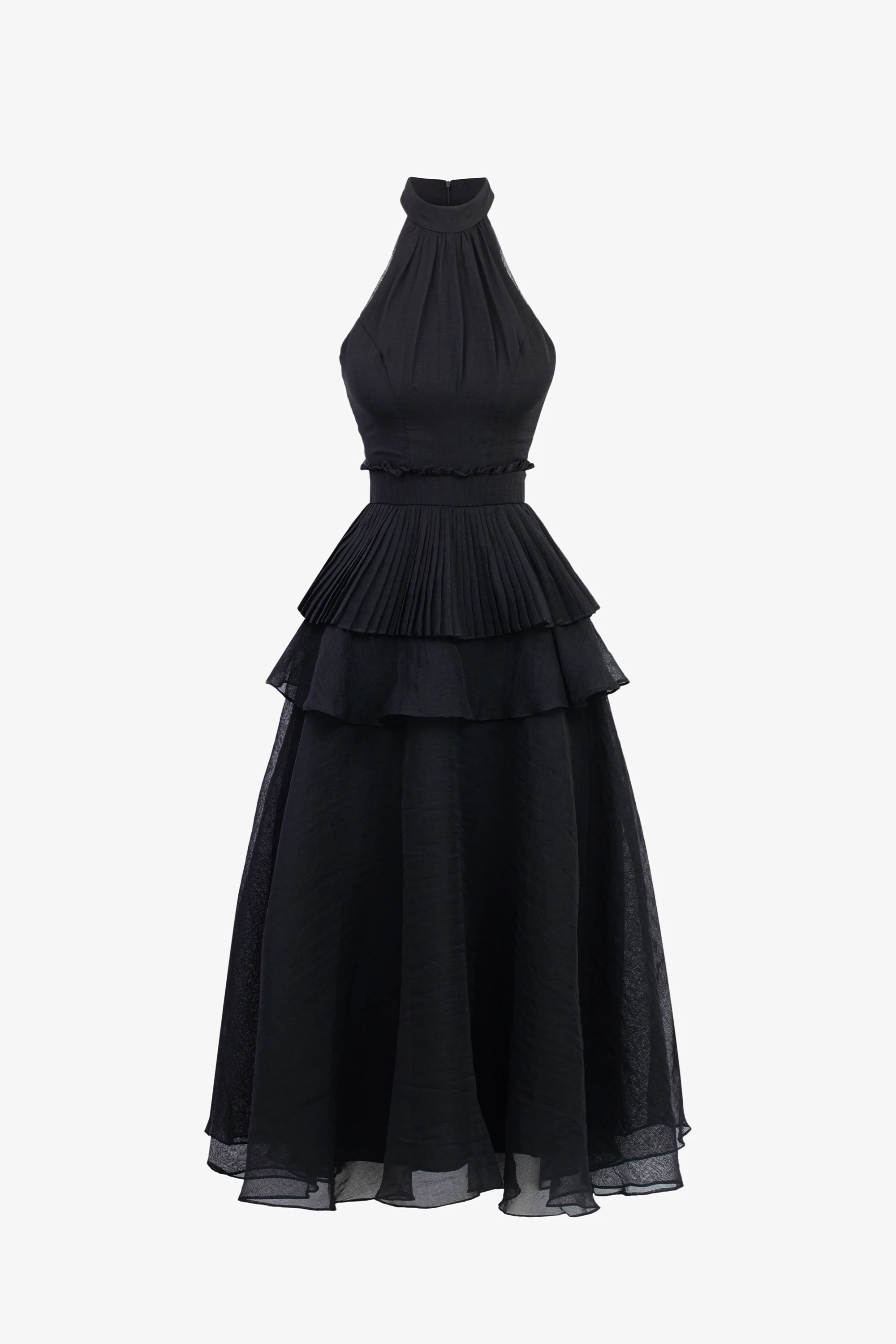 Chiko Ruffle Midi Dress - Image 6