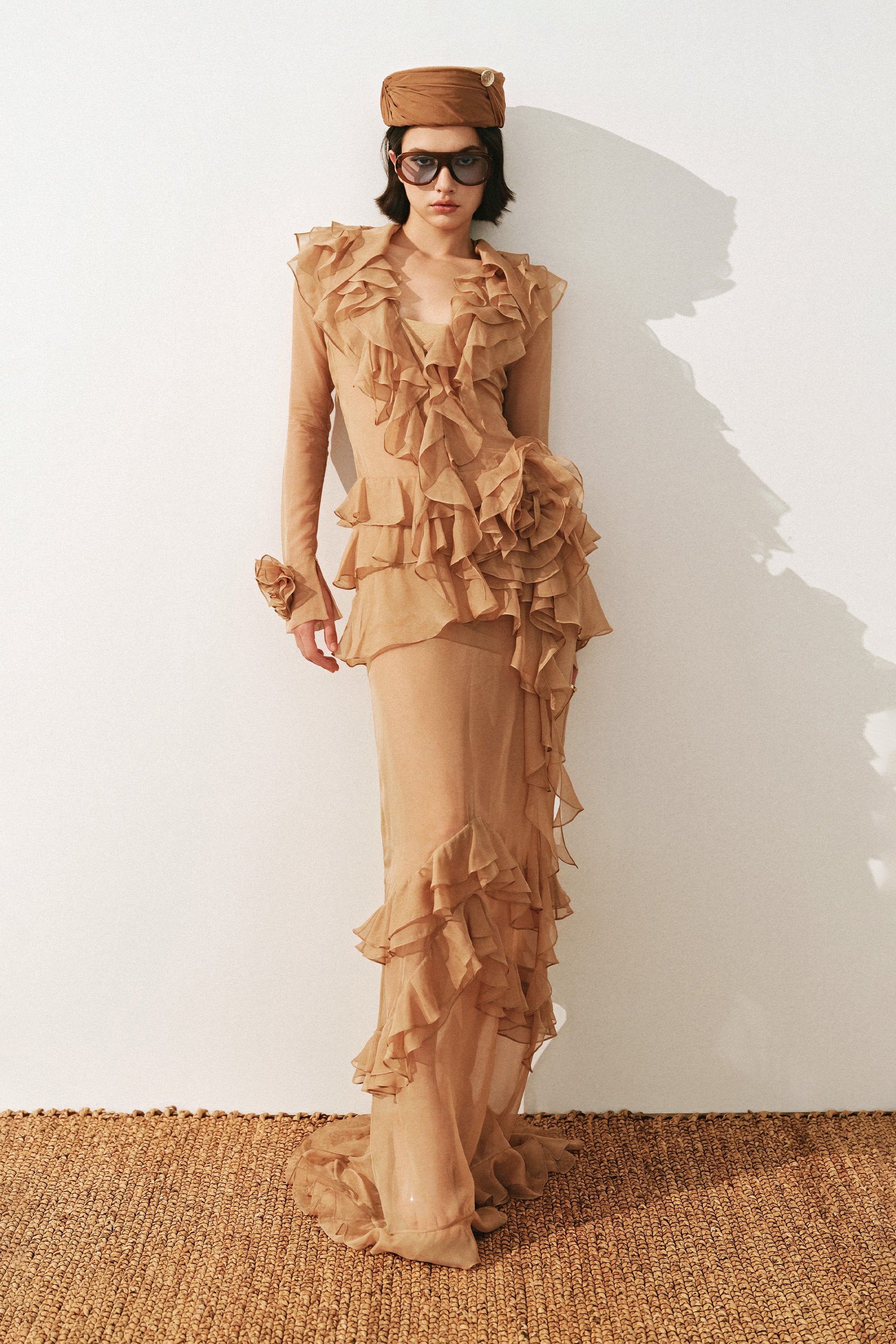 Goldie Ruffle Maxi Dress - Image 3