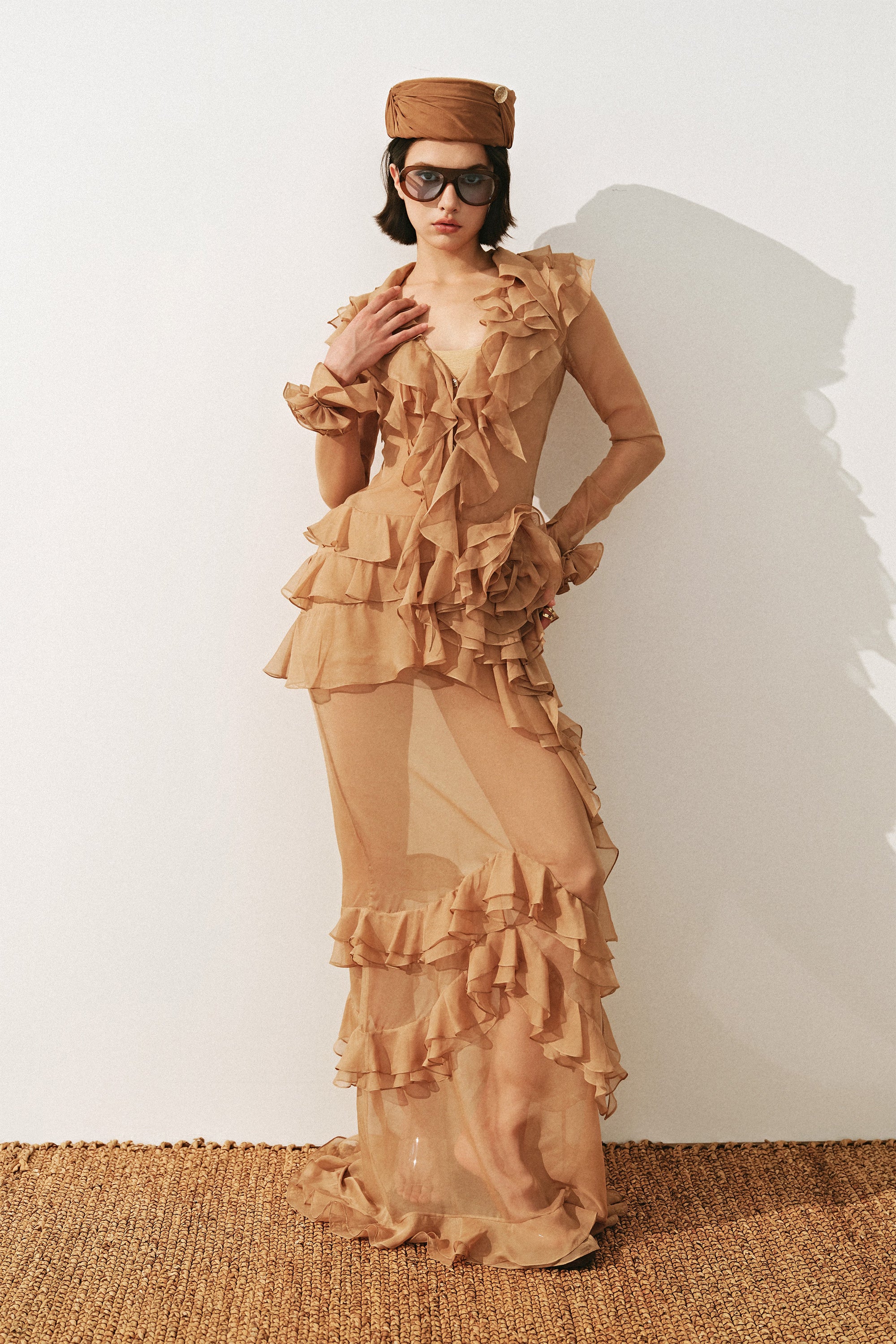 Goldie Ruffle Maxi Dress - Image 4