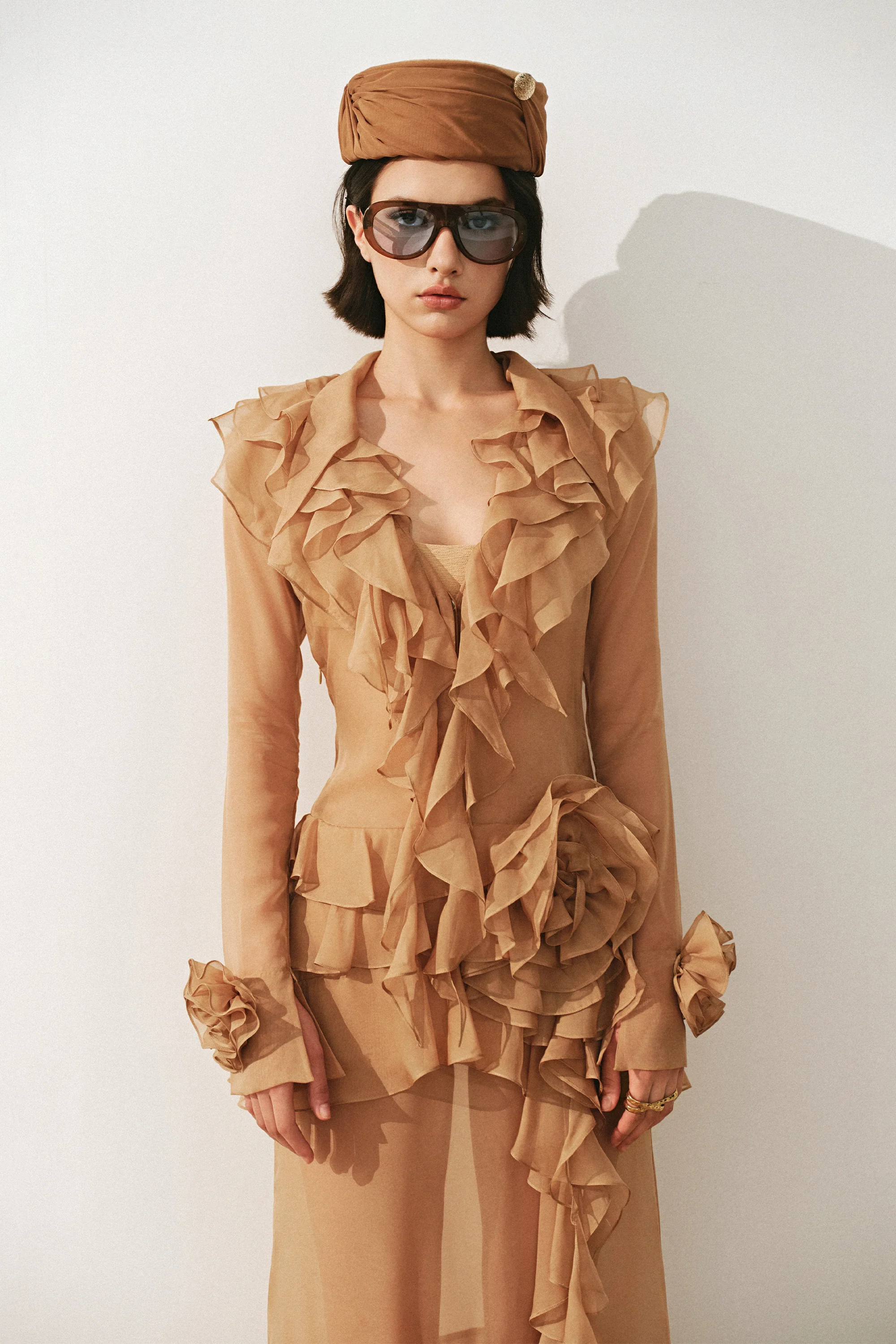 Goldie Ruffle Maxi Dress - Image 5