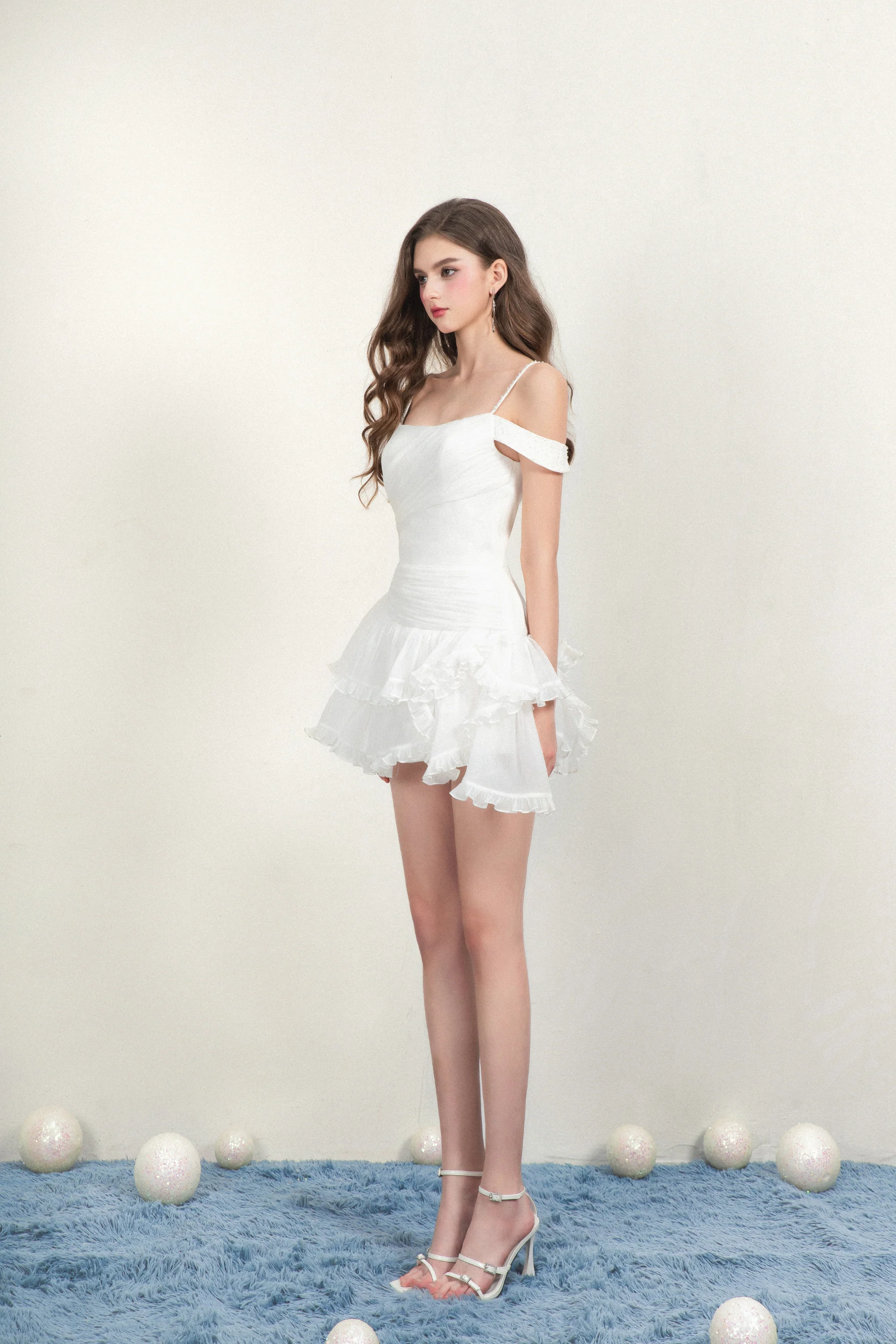 HANNI Pleated Mini Dress - Image 4