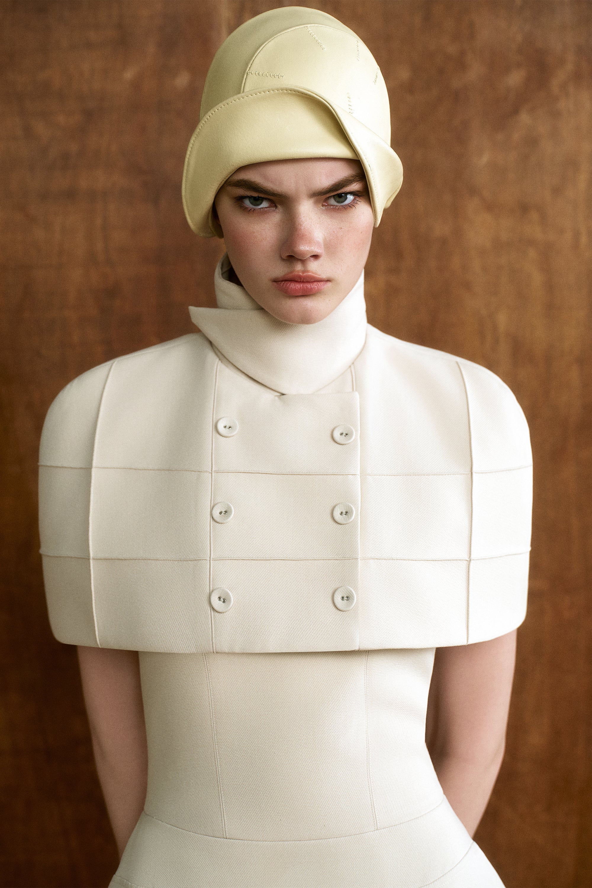 IVORIA With Cape Midi Dress - Image 6