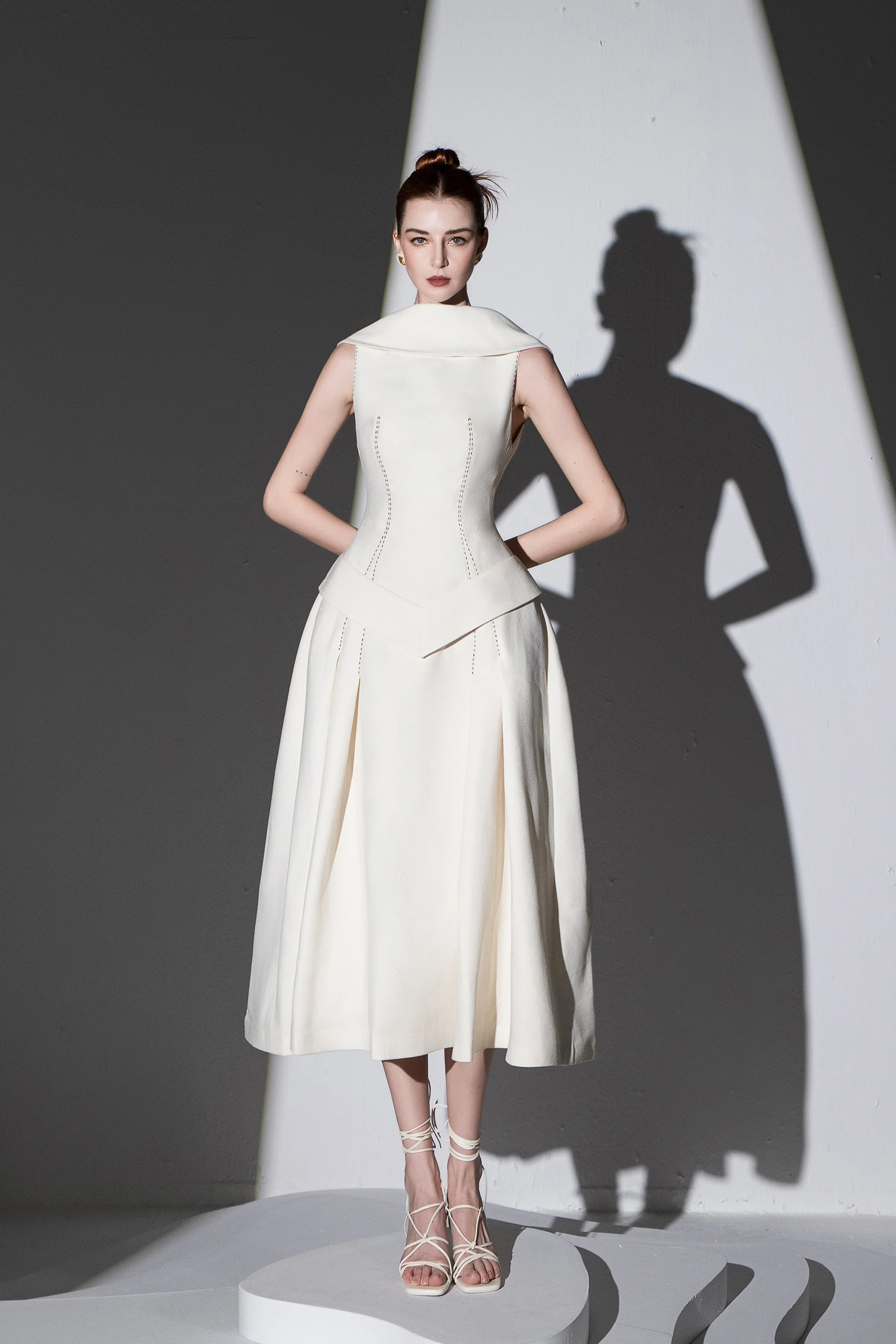 Lavina Craft Sleeveless Midi Dress - Image 3