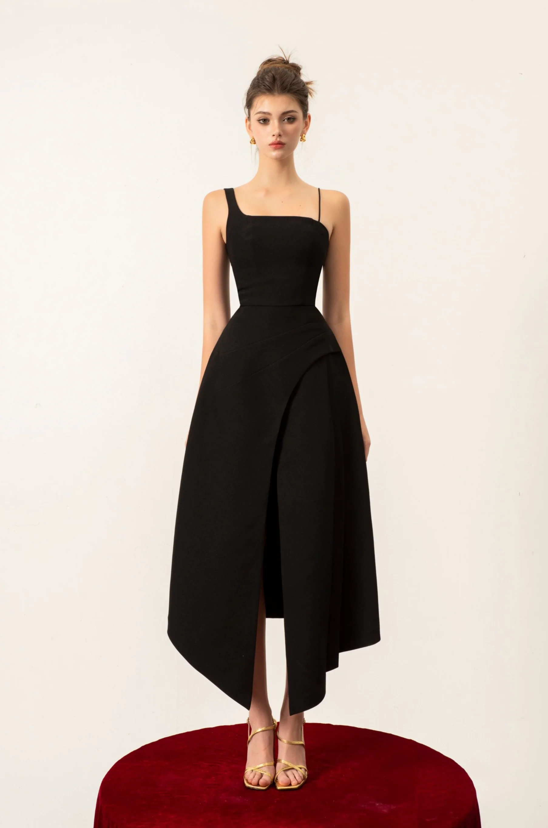 Lucy Cape Midi Dress - Image 3