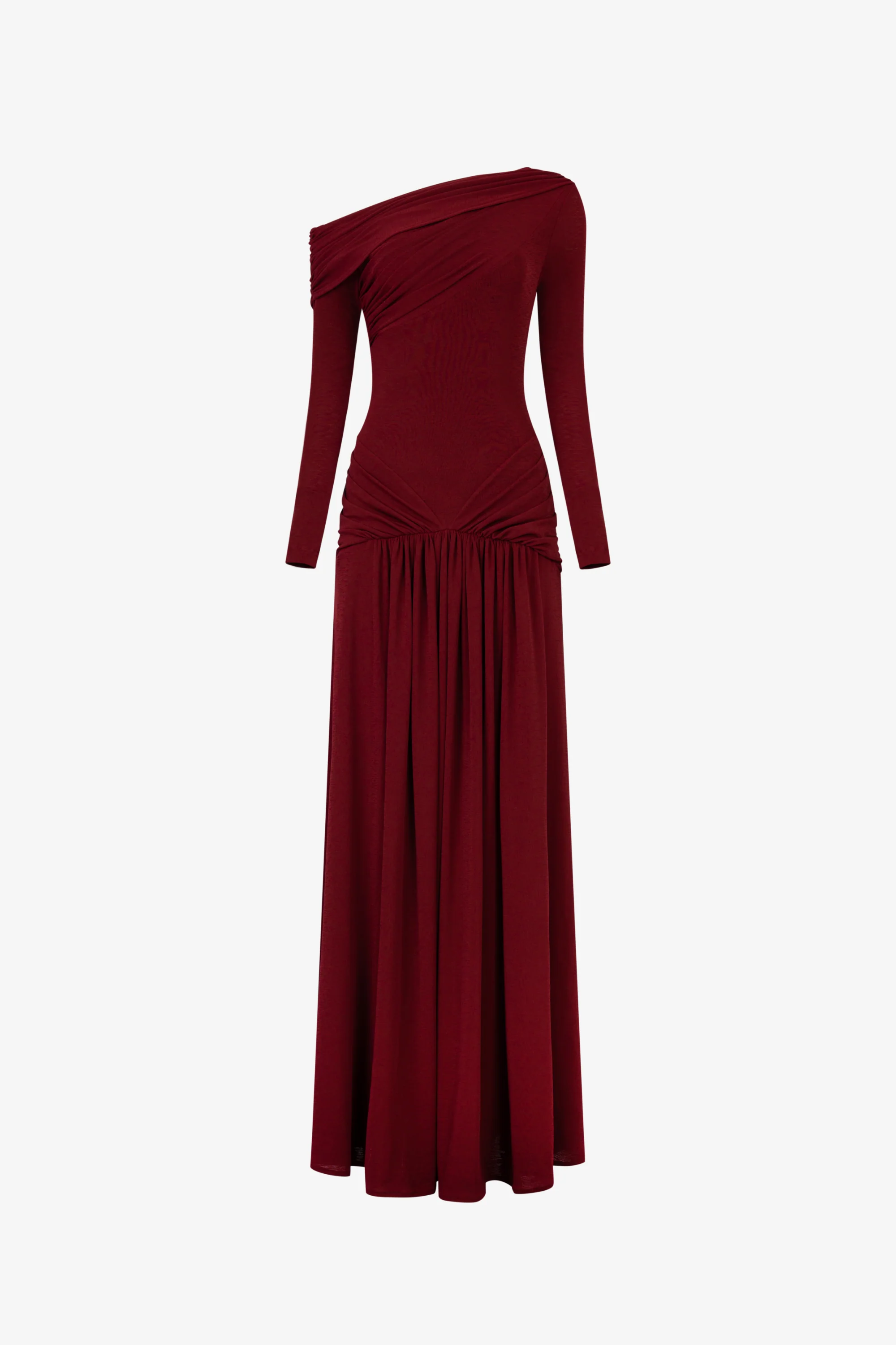 ROCHEL Asymmetric Long sleeve Maxi Dress - Image 7