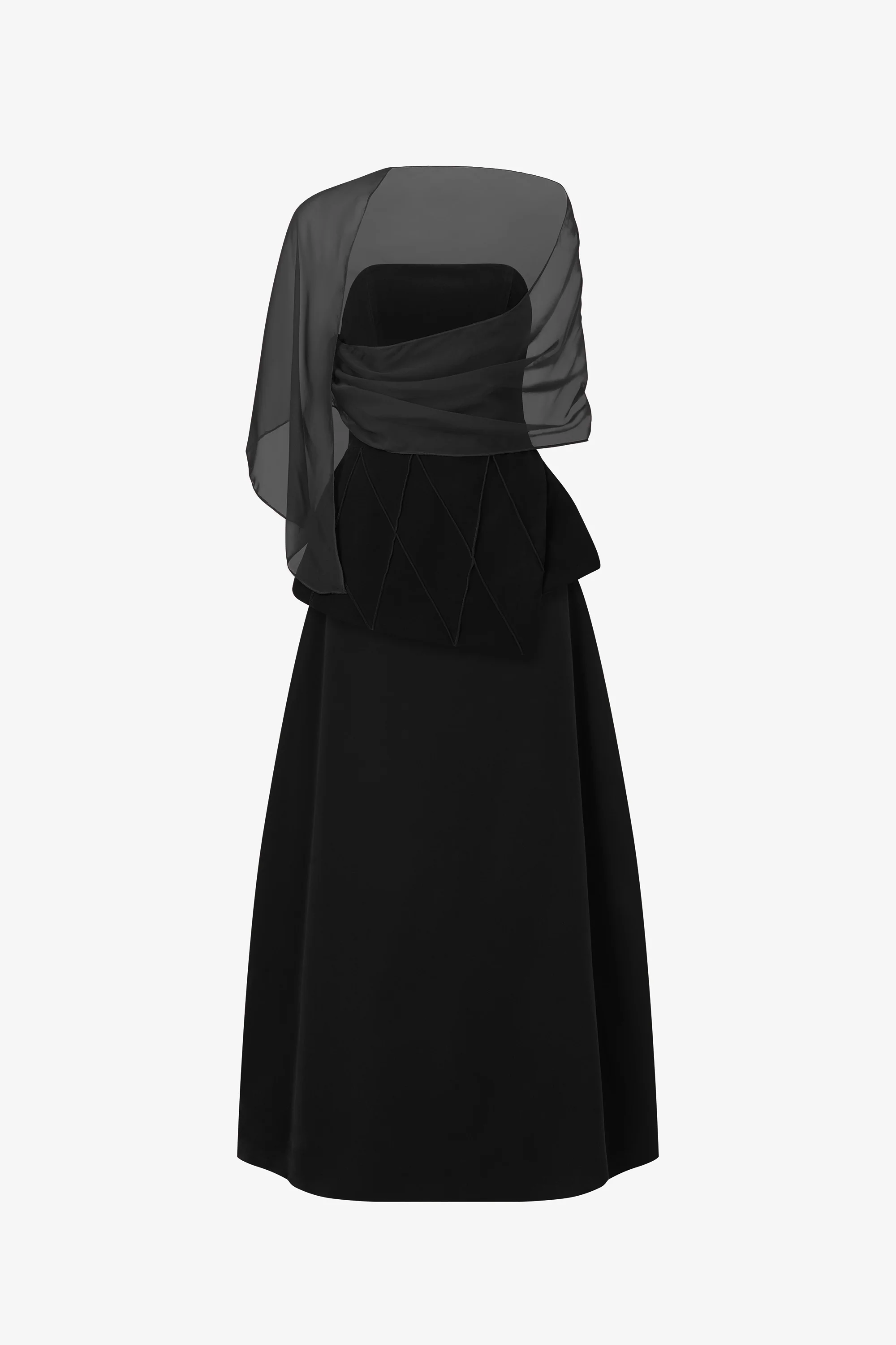 SCARLOTTE Velvet Set with Sheer Overlay - Image 7