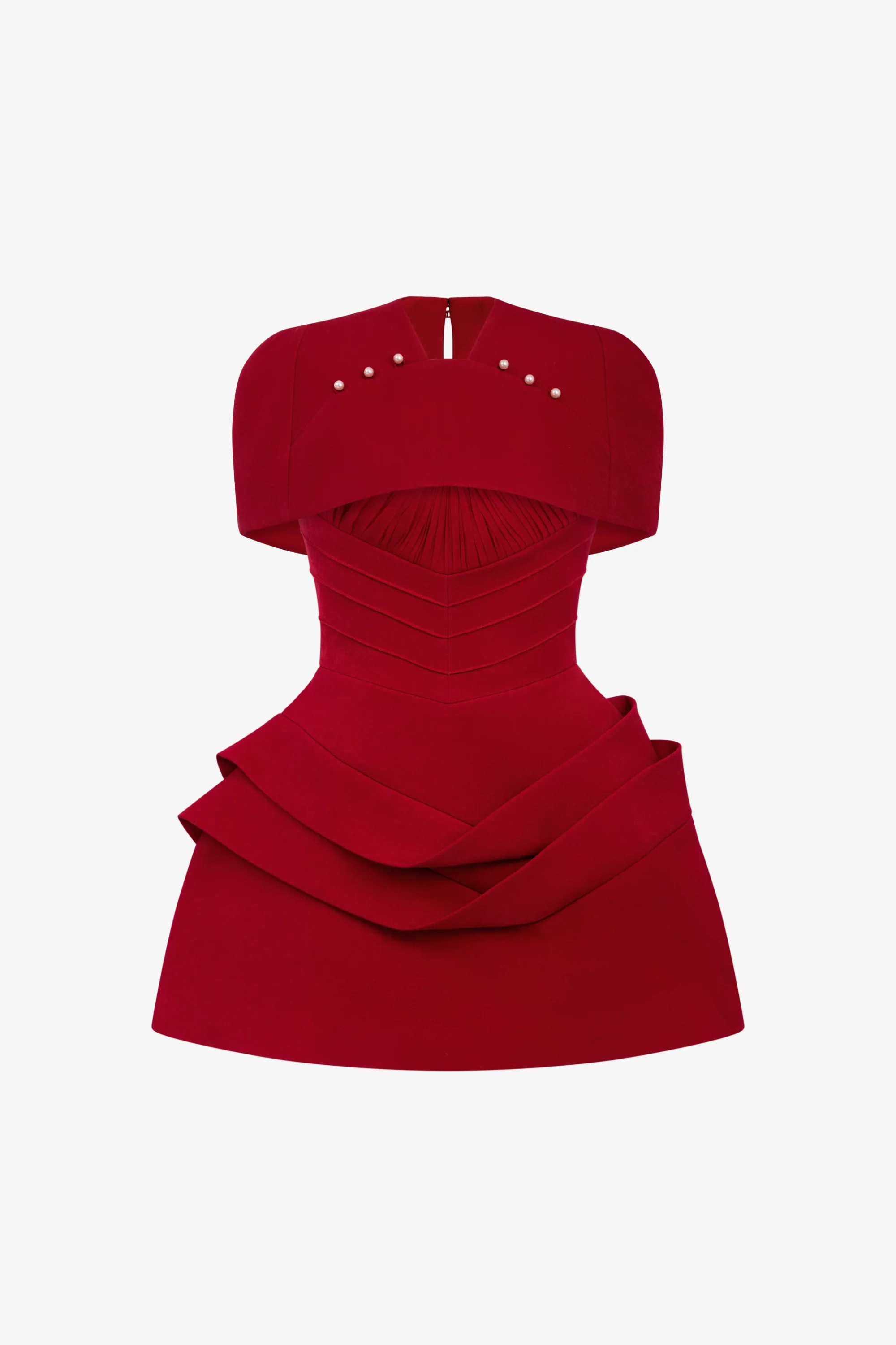 SERENA Mini Dress with Cape