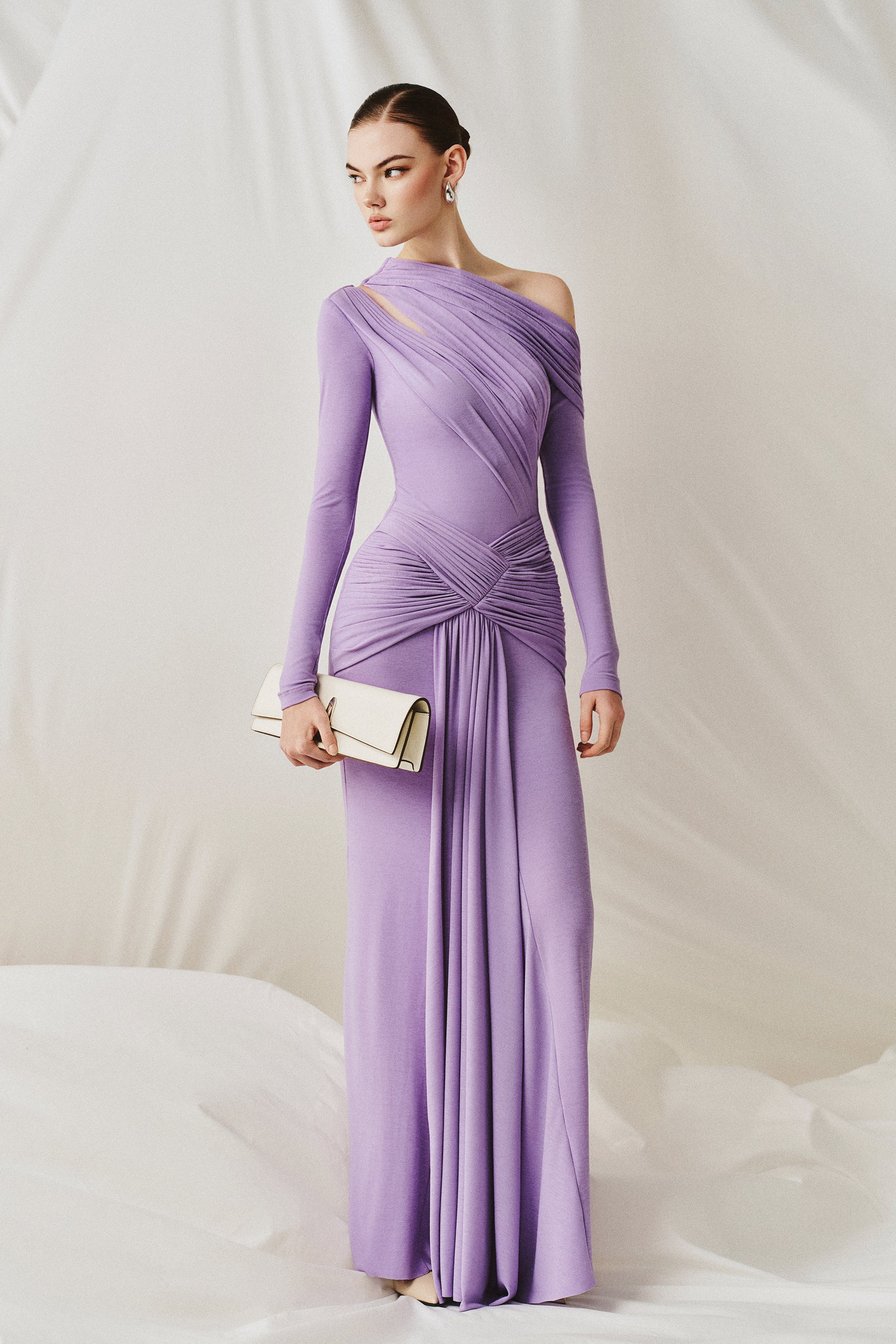 SERENYA One-Shoulder Maxi Dress - Image 2