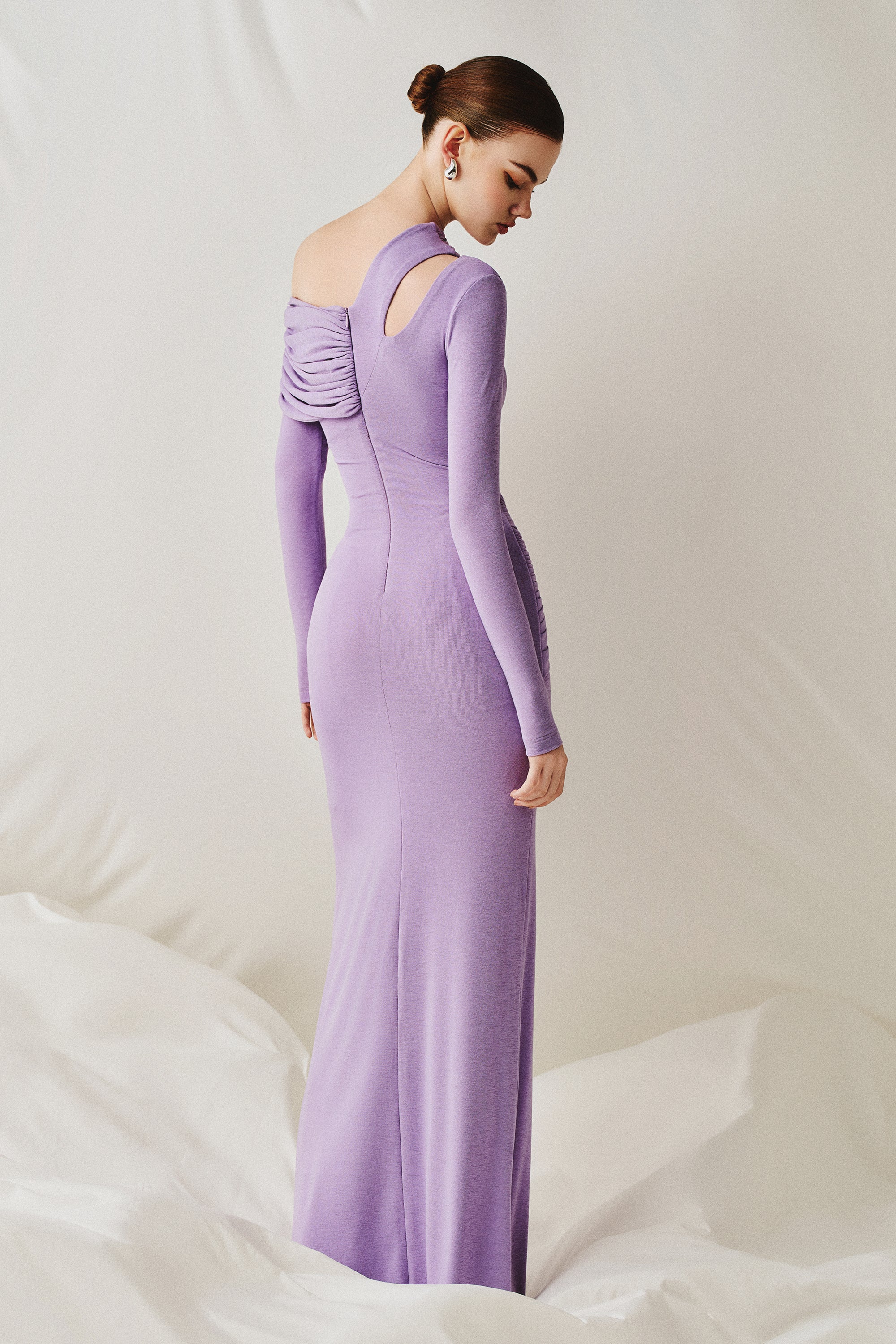 SERENYA One-Shoulder Maxi Dress - Image 3