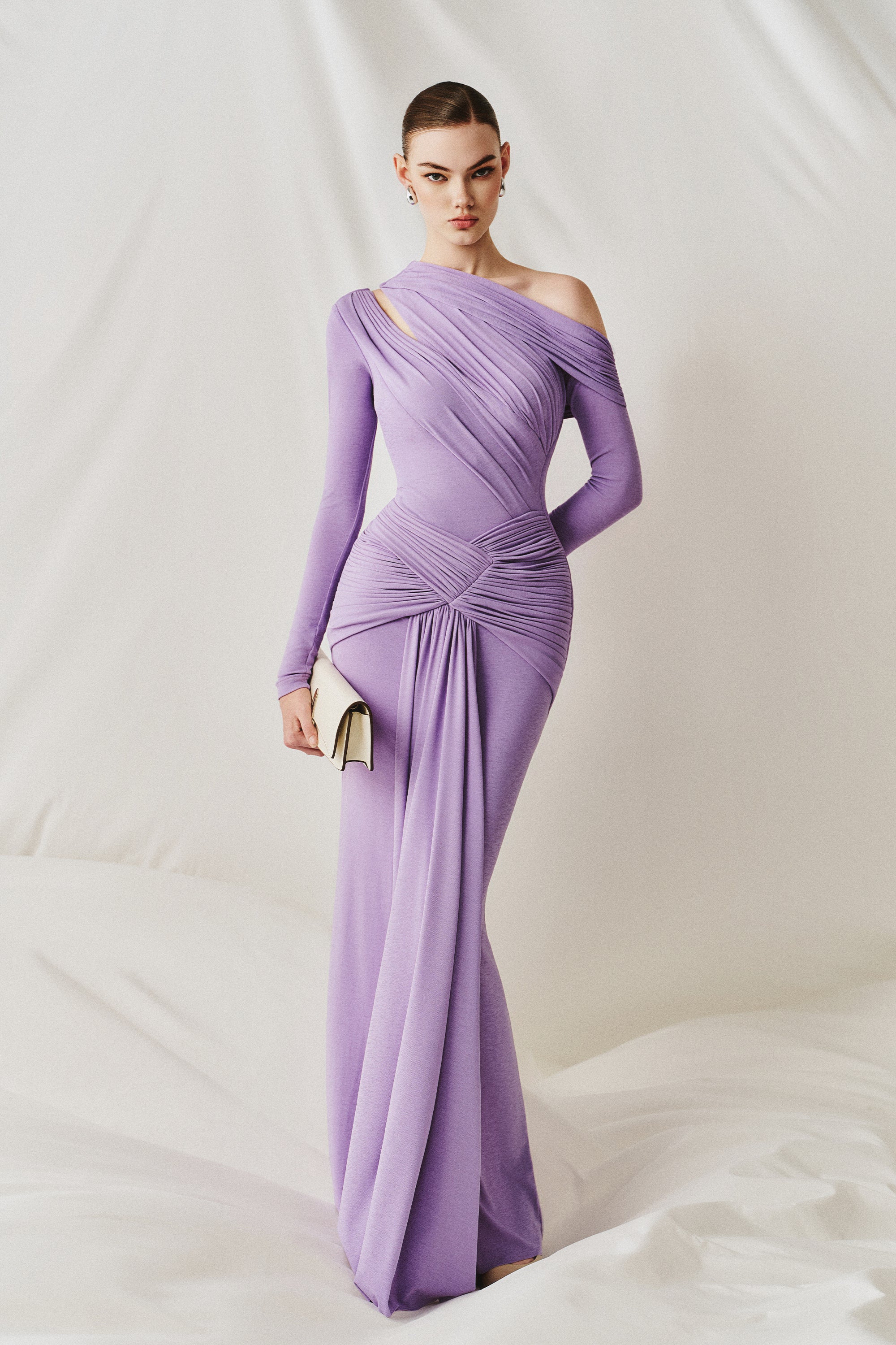 SERENYA One-Shoulder Maxi Dress - Image 4