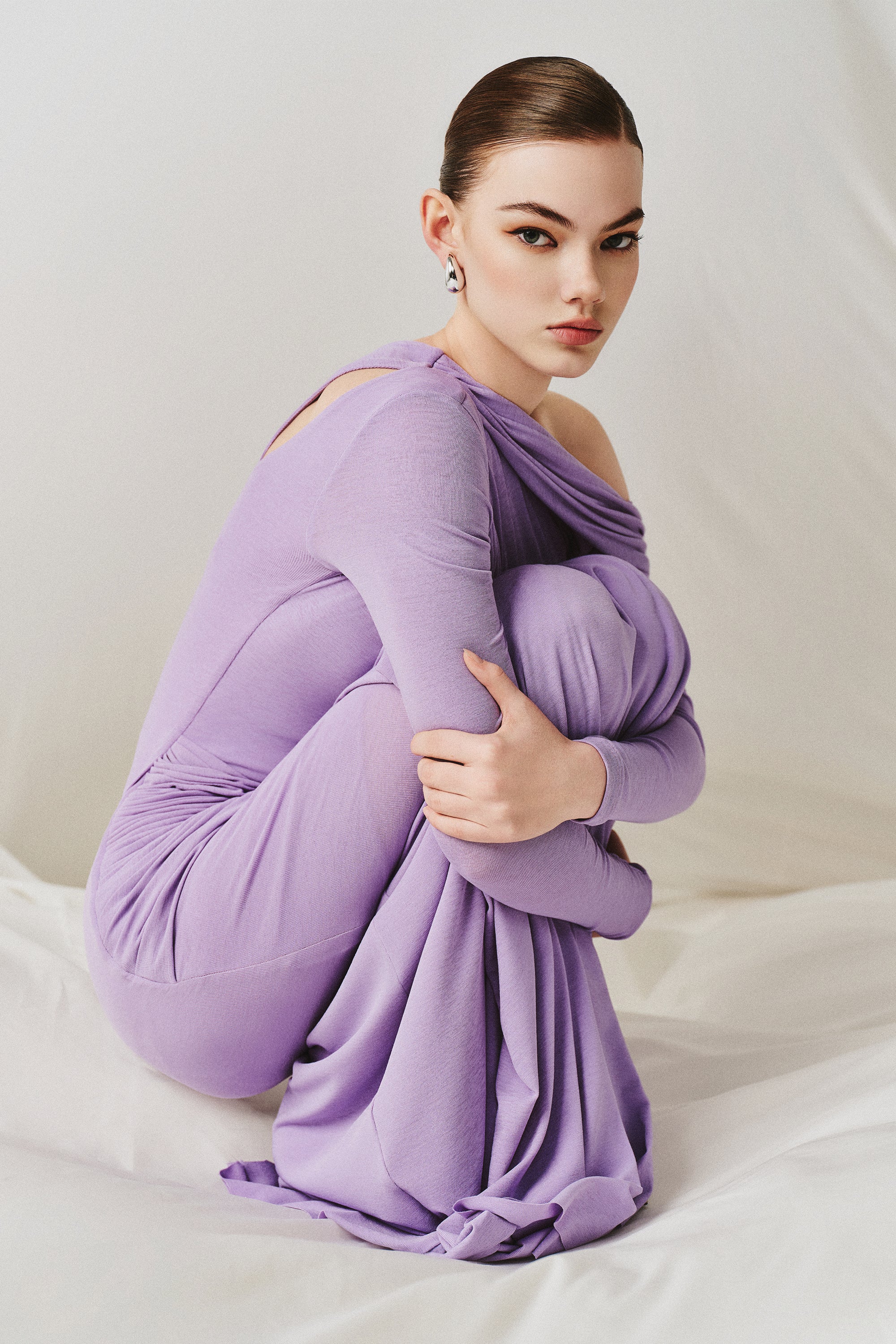 SERENYA One-Shoulder Maxi Dress - Image 6