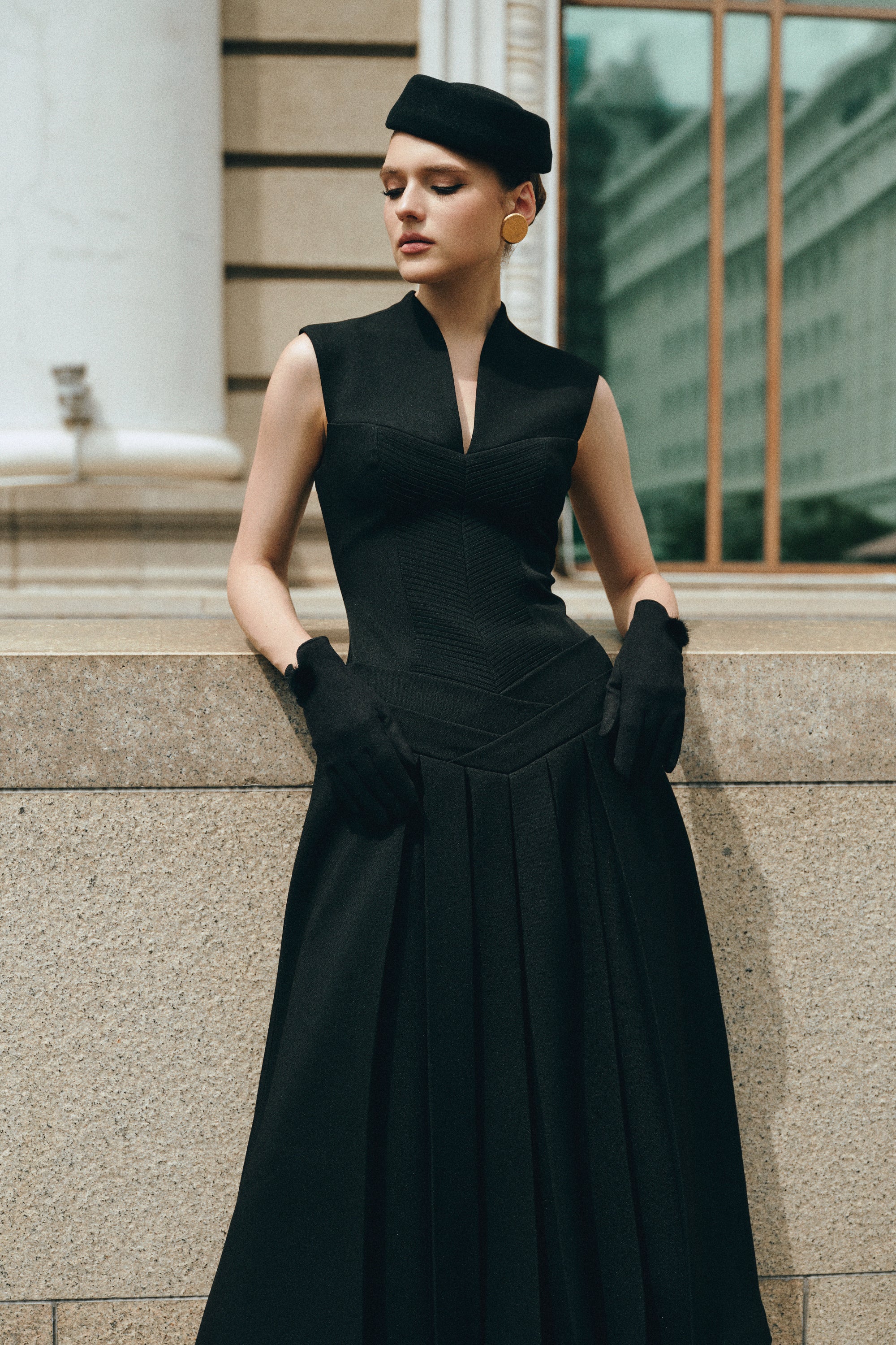SOLENNE Midi Dress - Image 5