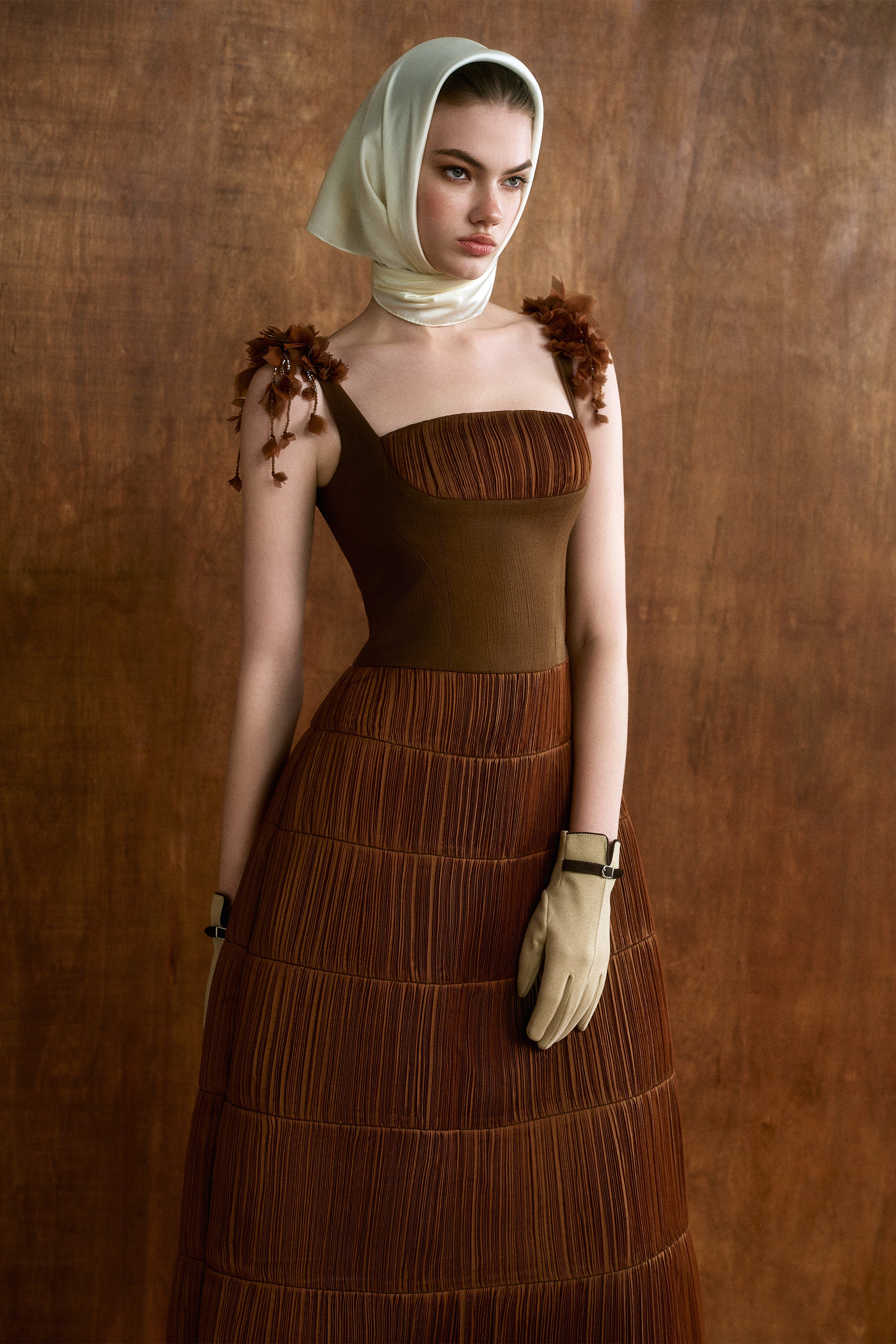 TERRINA Strap-Detail Midi Dress - Image 2