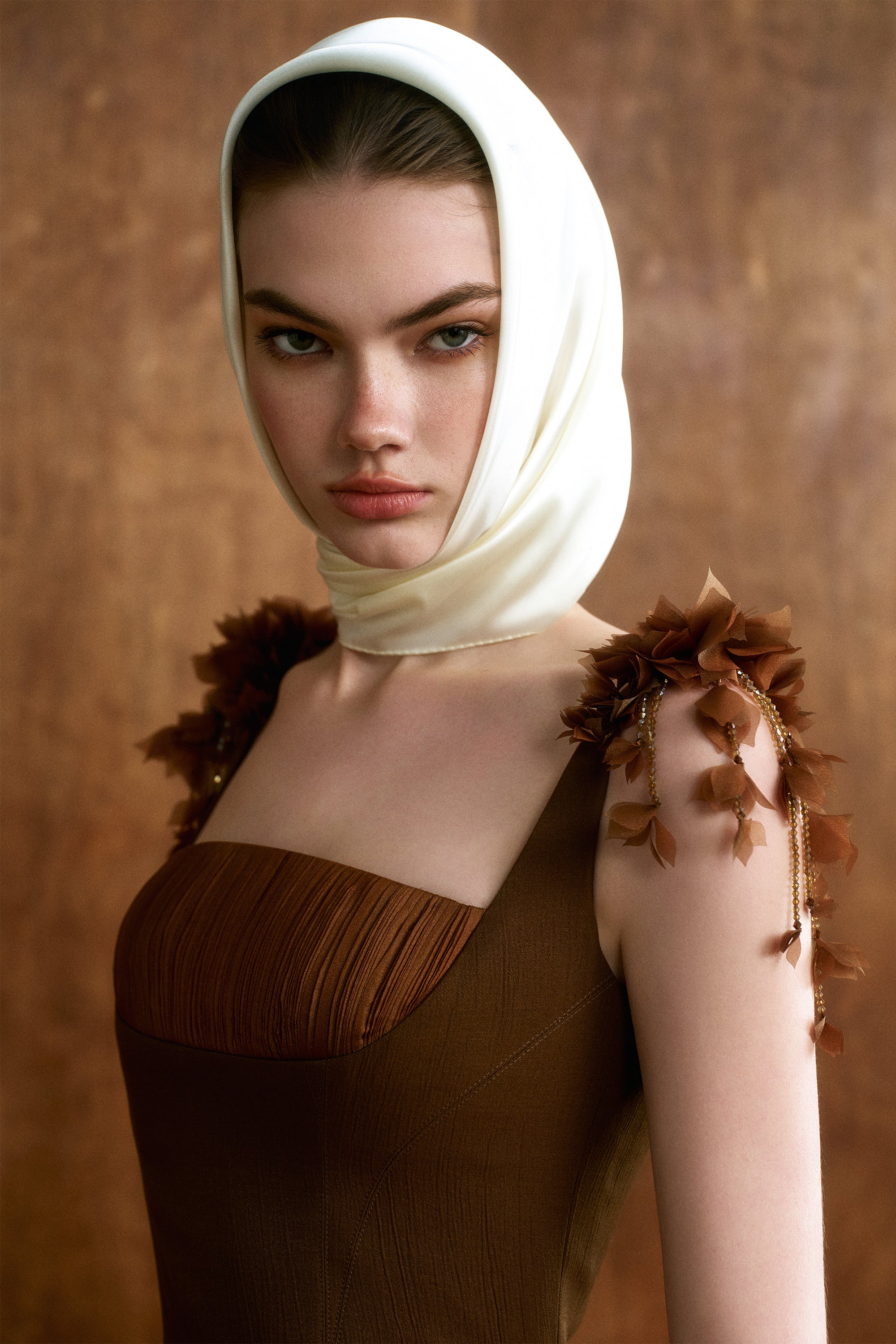 TERRINA Strap-Detail Midi Dress - Image 3