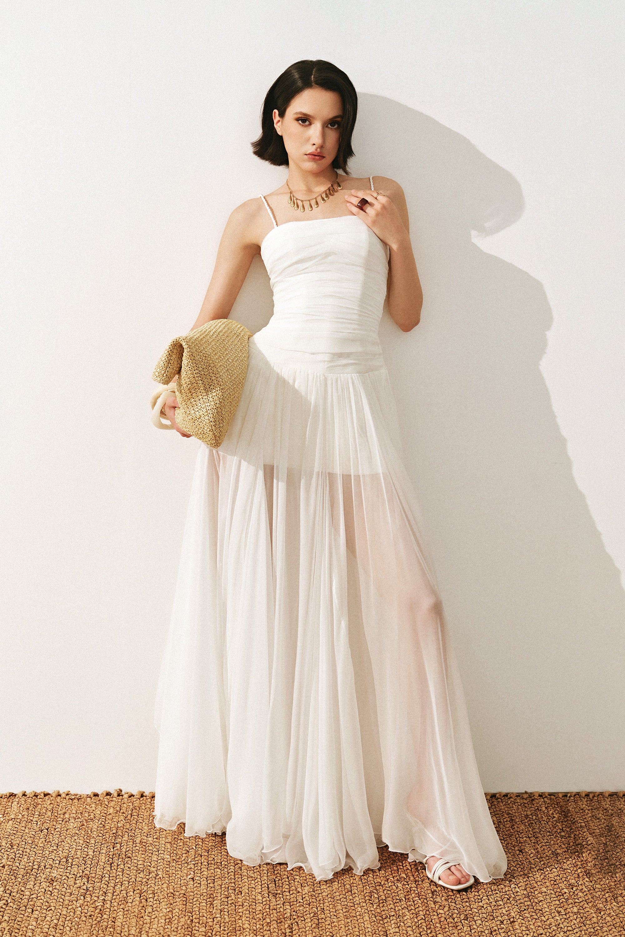 Thea Sheer Maxi Dress - Image 3