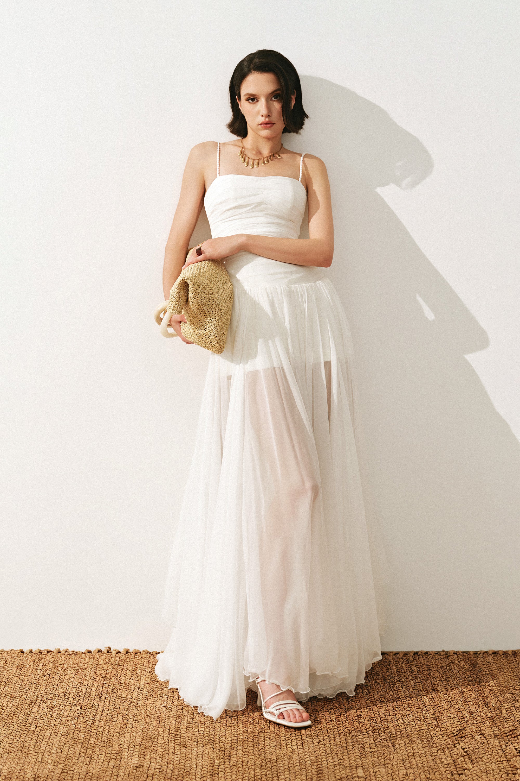 Thea Sheer Maxi Dress - Image 4