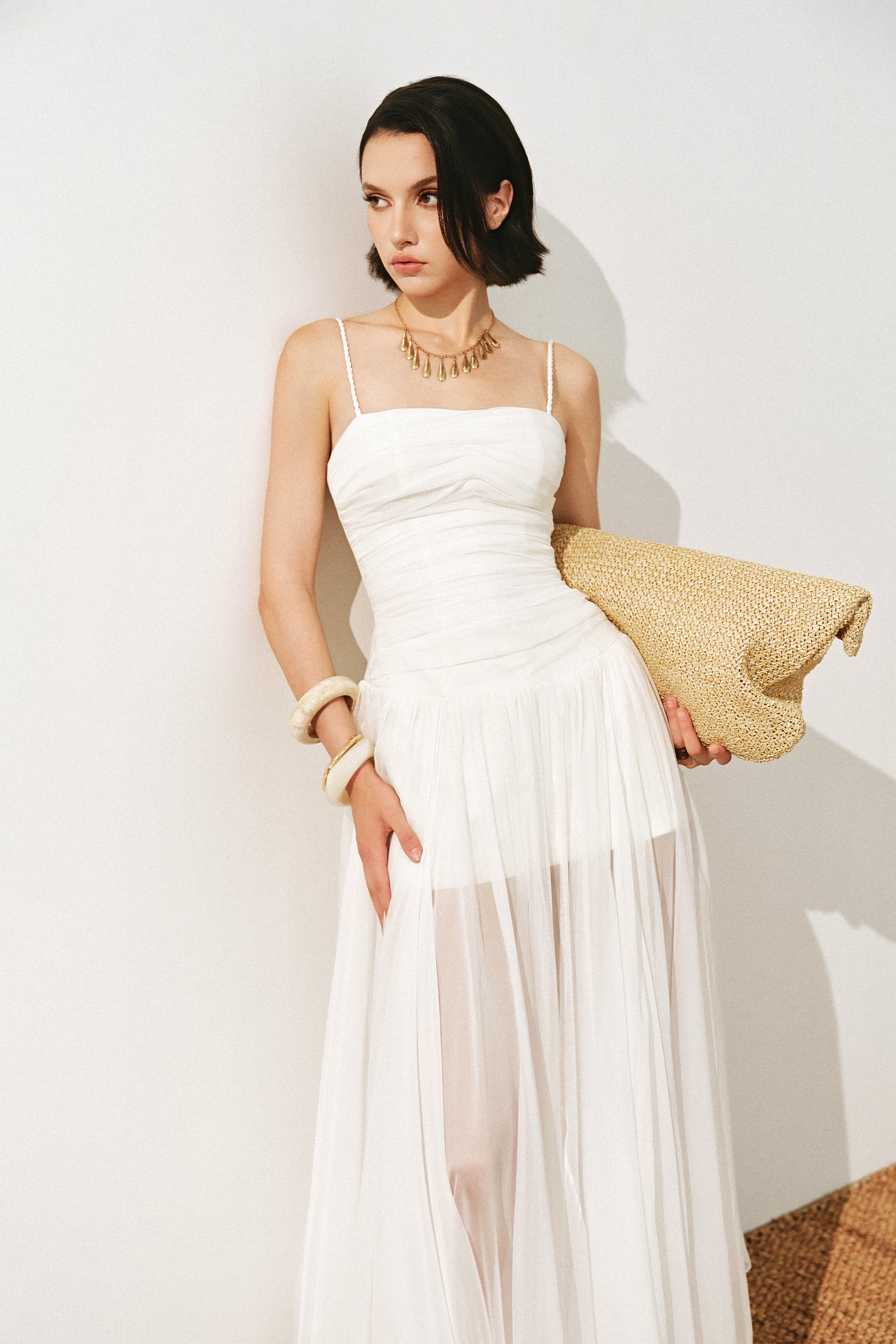 Thea Sheer Maxi Dress - Image 5
